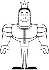 Cartoon Smiling Prince