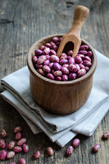 Purple grains-beens in a bowl