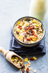 Healthy breakfast concept