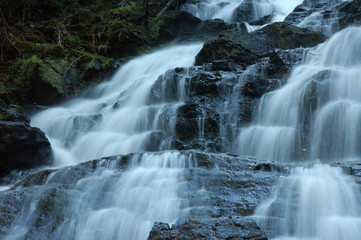 Fototapeta premium fast running waterfalls