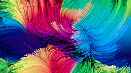 Rolgordijnen Evolving Liquid Color © agsandrew