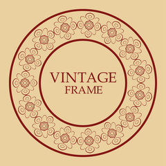 Obraz premium Vintage retro frame