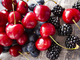 bright ripe berries