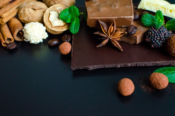 Different kind of chocolate