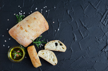Fototapeta premium Italian ciabatta bread