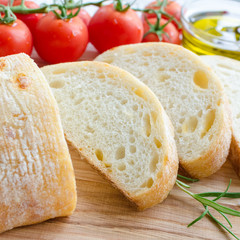 Italian ciabatta bread