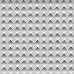 Vector abstract rhombus seamless grey gradient texture.