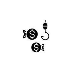 Client appeal black icon concept. Client appeal flat  vector symbol, sign, illustration.