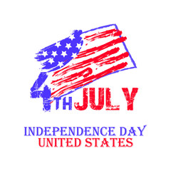 United States of America. 4th of July. Independence Day. Vector 10