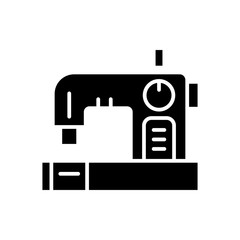 Sewing of clothes black icon concept. Sewing of clothes flat  vector symbol, sign, illustration.