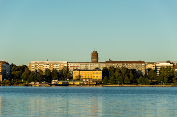 Fototapeta premium cityscape vaasa finland