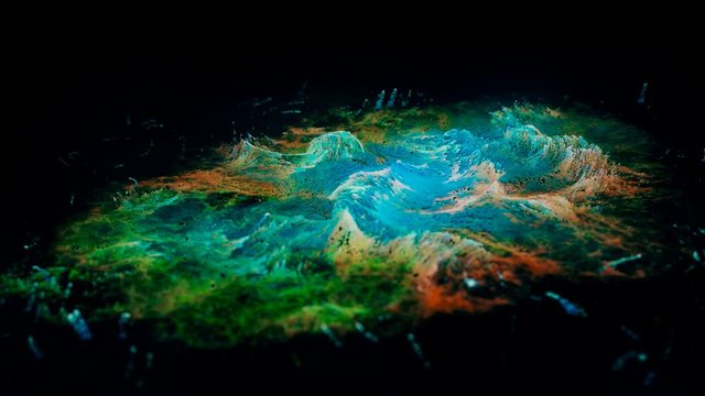 Unique CGI Particle Recreation of the Crab Nebula. 4K UHD animation.