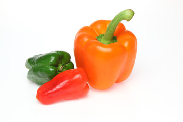 パプリカとピーマン