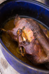 beautiful food: baked whole duck