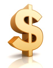 dollar sign concept 3d illustration