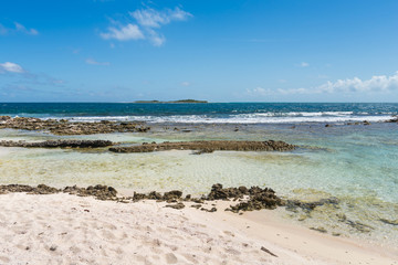 Rocky Shoreline in the Caribbean