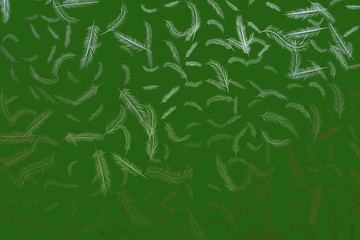 Abstract feather illustrations background. Hand-drawn, backdrop, effect & concept.