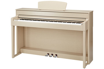 oak piano isolated