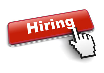 hiring concept 3d illustration isolated