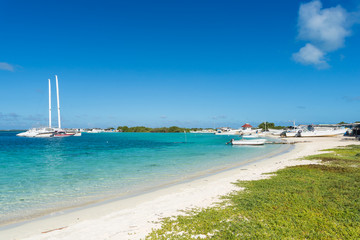 Madrisqui island at Los Roques archipelago, in the Caribbean Sea