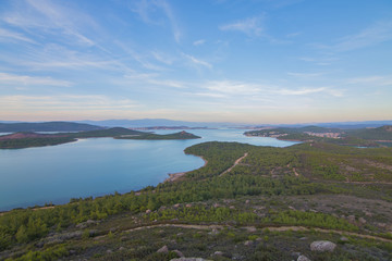Seytan Sofrasi view in Ayvalik, Balikesir, Turkey
