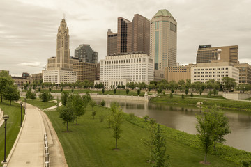 Columbus Ohio,Skyline