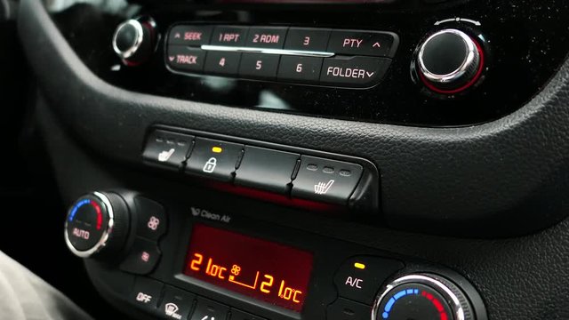 Radio And The Dashboard Of A Car