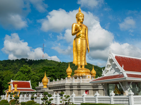 Golden Buddha In Hat Yai, Thailand