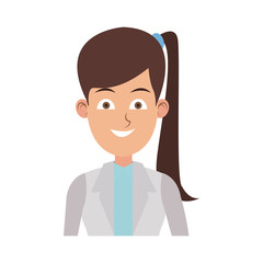 Executive business woman cartoon vector illustration graphic design