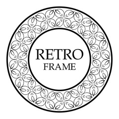 Round ornamental frame