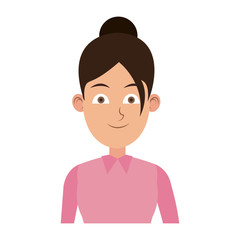 Executive business woman cartoon vector illustration graphic design