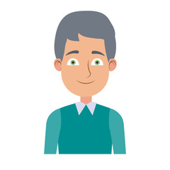 Executive businessman cartoon vector illustration graphic design