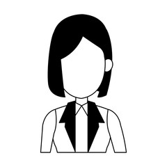Executive business woman cartoon vector illustration graphic design