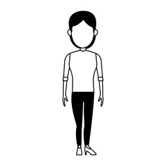 Executive business woman cartoon vector illustration graphic design