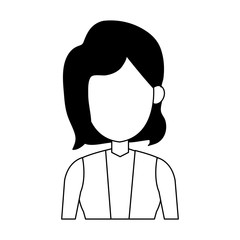 Executive business woman cartoon vector illustration graphic design