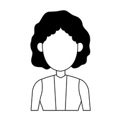 Executive business woman cartoon vector illustration graphic design