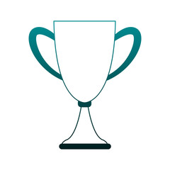 Trophy cup symbol vector illustration graphic design