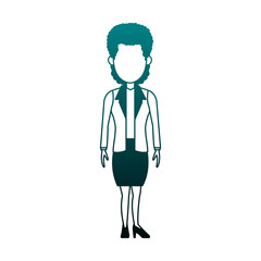 Executive business woman cartoon vector illustration graphic design