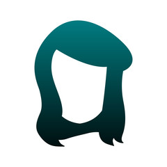 Young woman faceless vector illustration graphic design