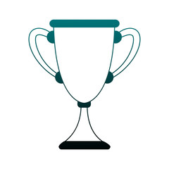 Trophy cup symbol vector illustration graphic design