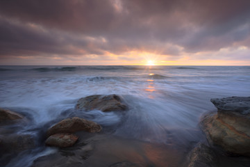 Sun on the Ocean Horizon