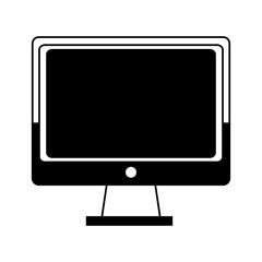 Computer screen technology vector illustration graphic design