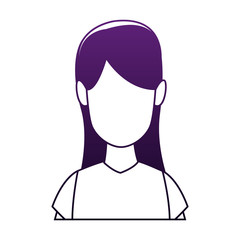 Young woman cartoon vector illustration graphic design
