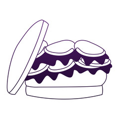 Hamburger fast food vector illustration graphic design