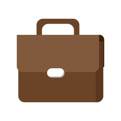 Business briefcase symbol vector illustration graphic design