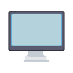 Computer screen technology vector illustration graphic design