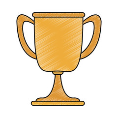 Cup trophy symbol vector illustration graphic design