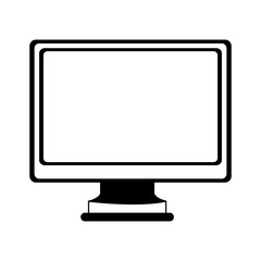 Computer screen technology vector illustration graphic design
