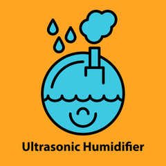 Line icon of Ultrasonic Humidifier
