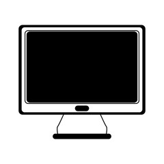 Computer screen technology vector illustration graphic design